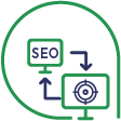 international referencing and SEO logo